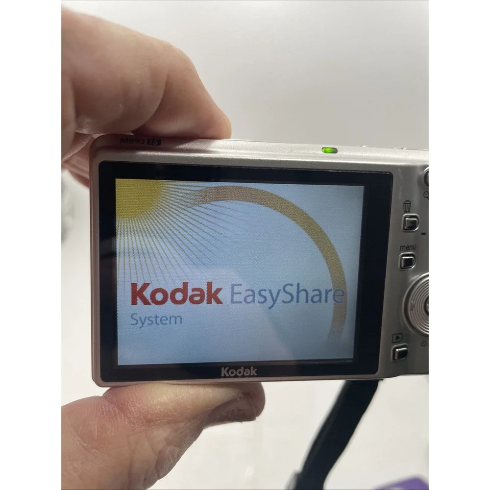 Kodak EasyShare M893 IS 8.1MP Digital Camera+New Battery+Charger+SD Card-TESTED
